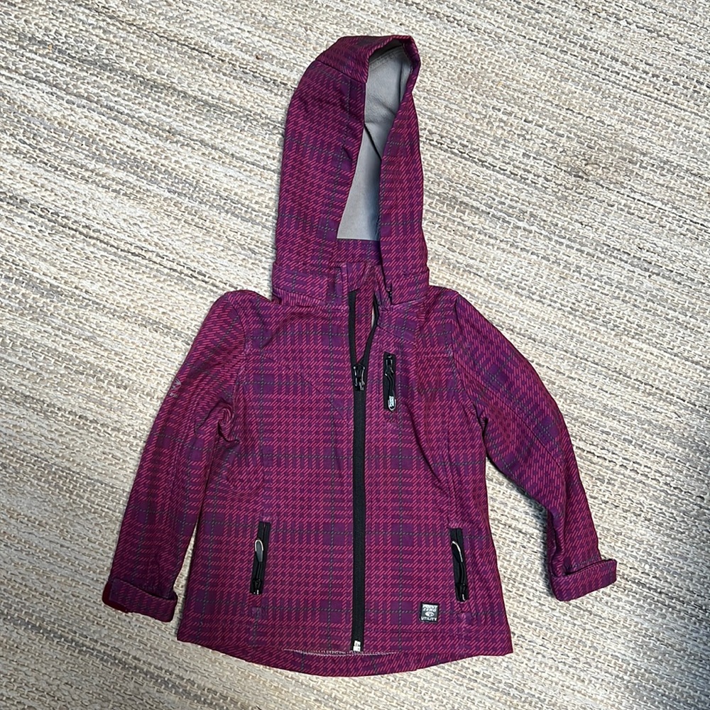 Point Zero quality fleece lined waterproof winter snow jacket plaid